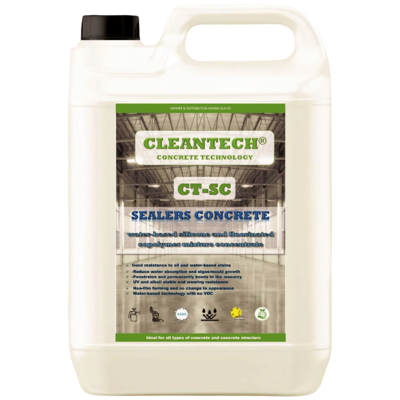 HÓA CHẤT SIÊU BÓNG BÊ TÔNG SEALRS CONCRETE